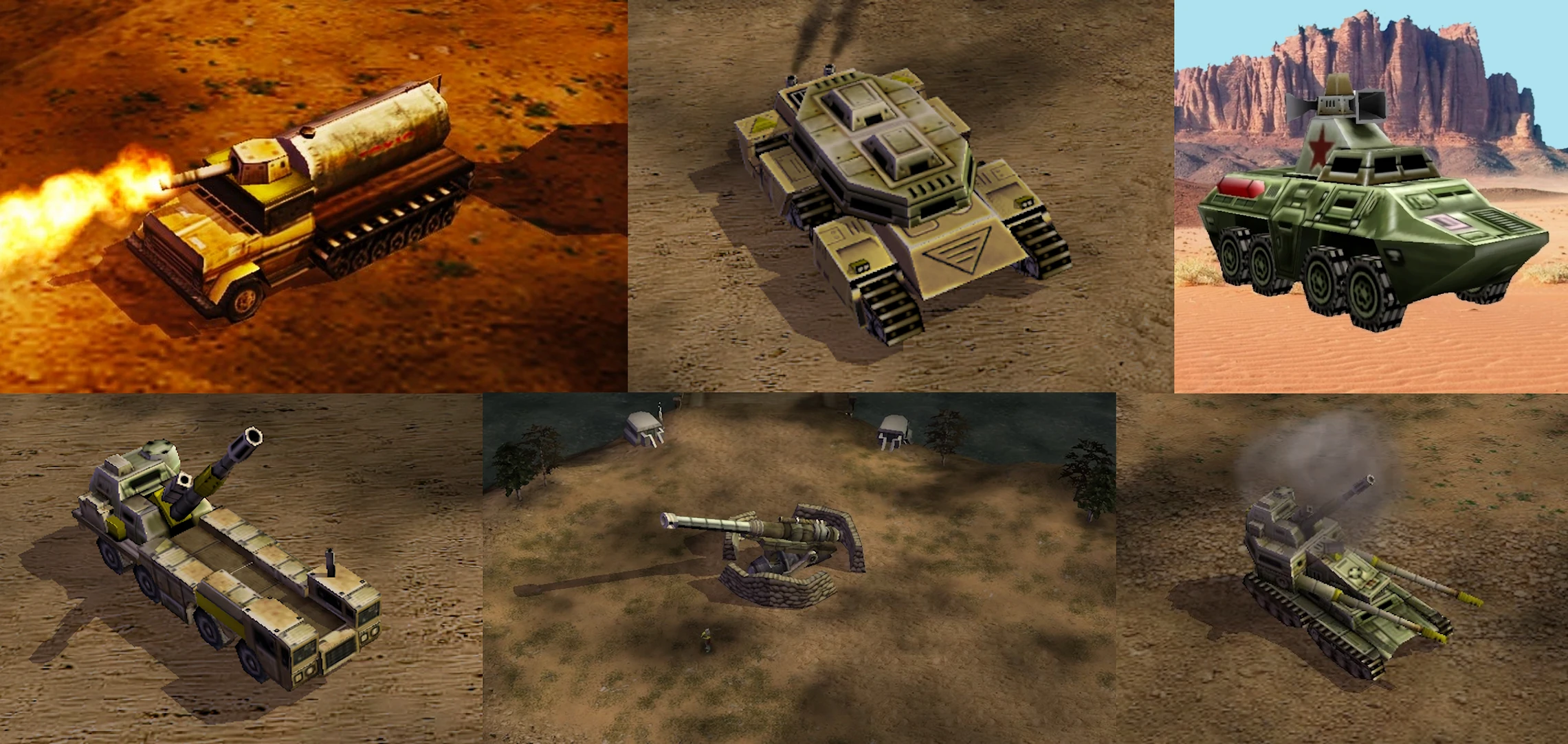 Capturas de pantalla de nuevos vehículos militares y artillería del mod Return para Command & Conquer Generals