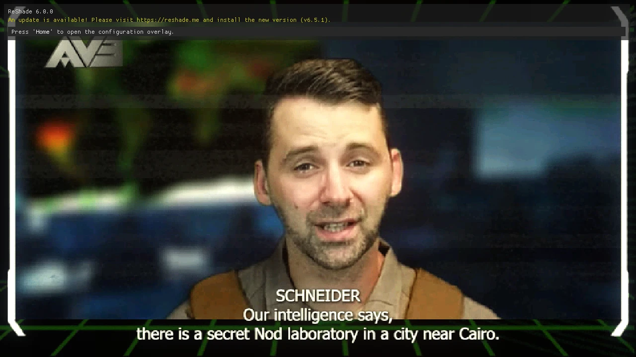 Mężczyzna o imieniu Schneider w materiale wideo o sekretnym laboratorium Nod koło Kairu w modzie Aftermath