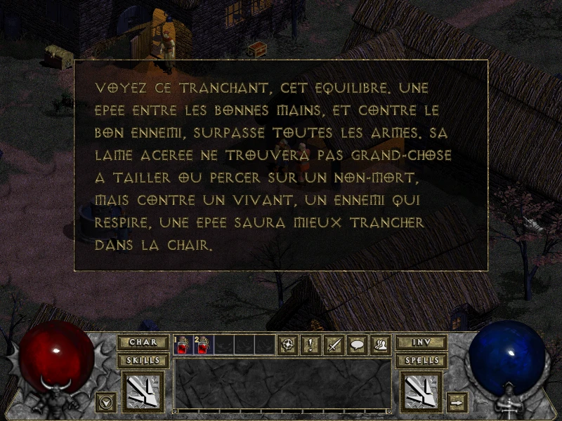 French Language Pack for Diablo I HD Mod (Belzebub)