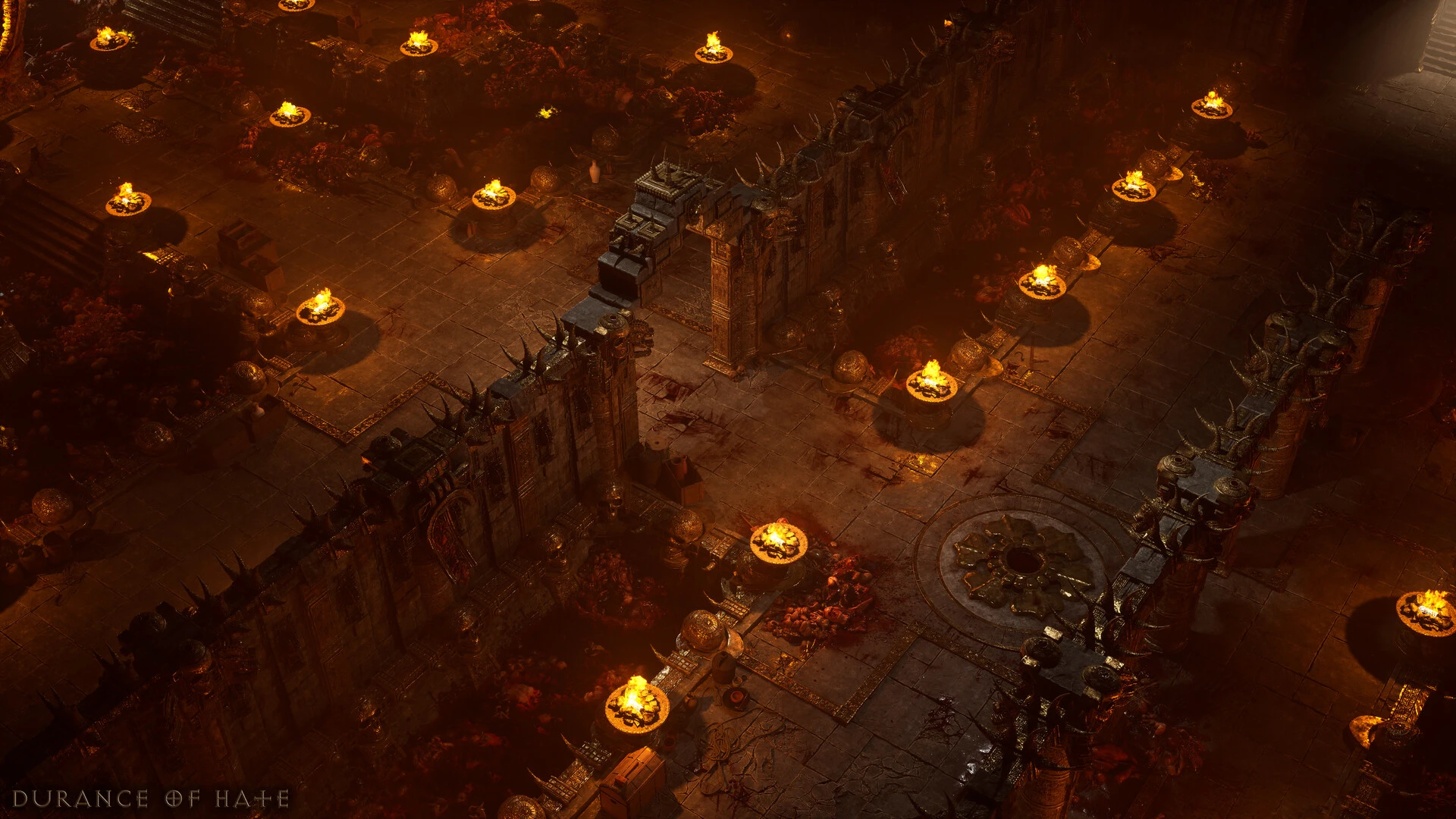 Nowa wersja Durance of Hate z Diablo II przy użyciu Unreal Engine, z szczegółowym oświetleniem i teksturami.