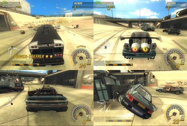 FlatOut 2 Splitscreen Mod