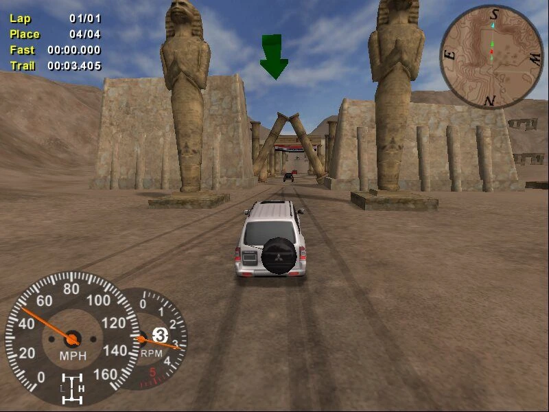 Screenshot from the game 4x4 Evolution 2 (2001)