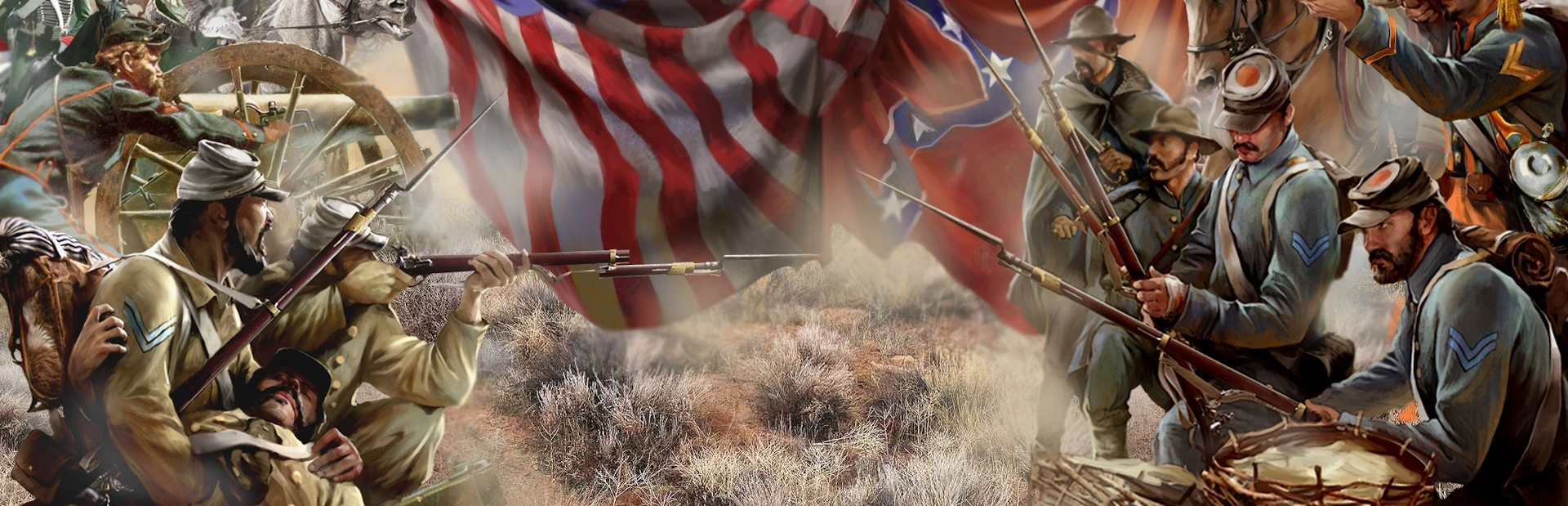 Фоновое изображение из игры American Conquest: Divided Nation (Завоевание Америки: Разделённая нация) (2006)