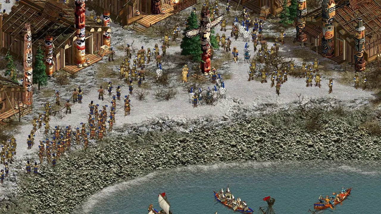 Image from the game American Conquest: Fight Back (2003)