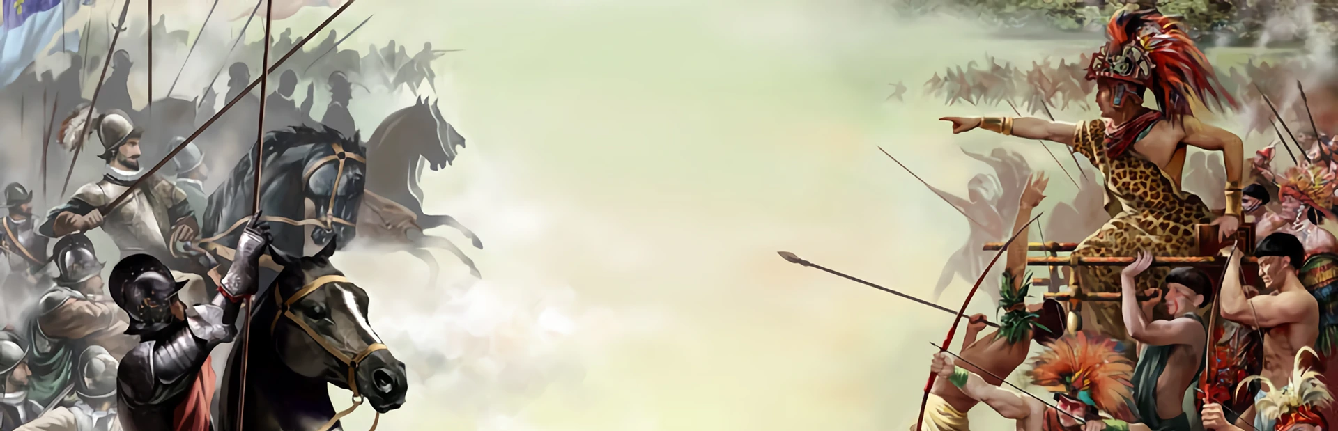 Background image from the game American Conquest (2002)