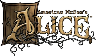 Logotipo del juego American McGee's Alice (2000)