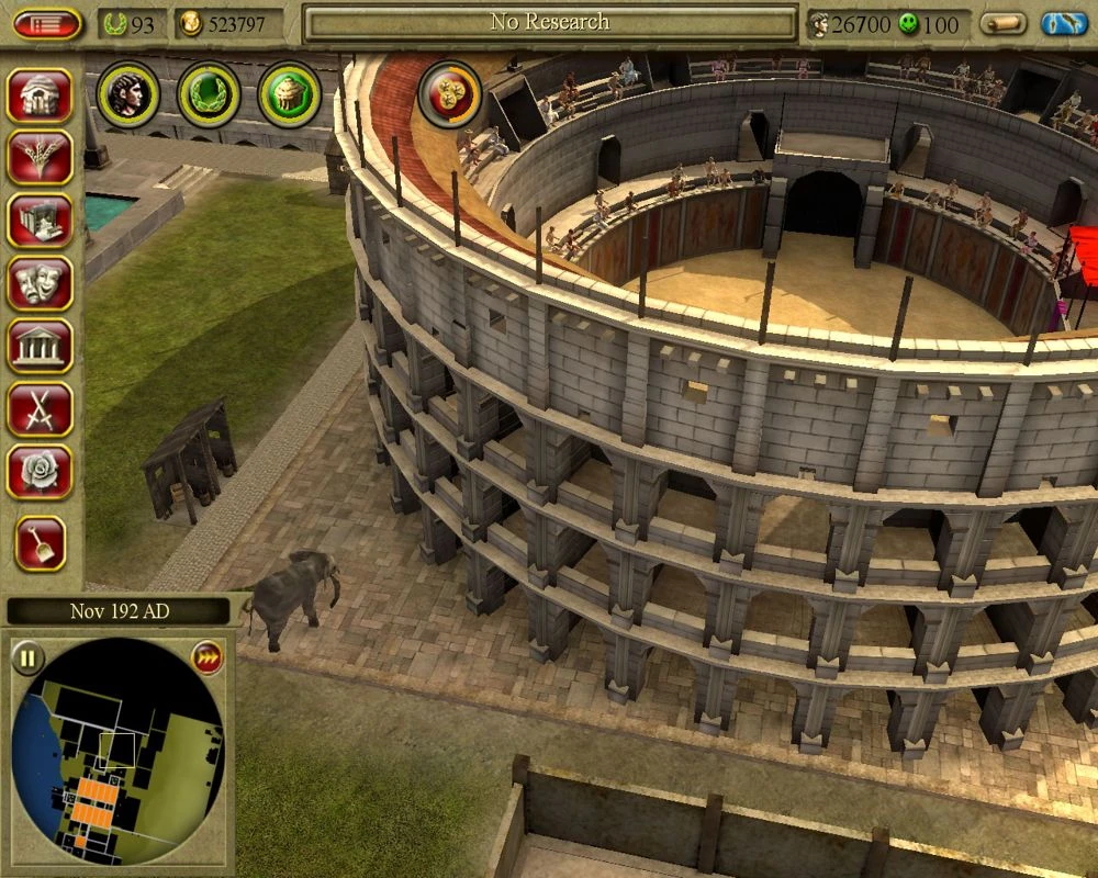 Image from the game CivCity: Rome (2006)