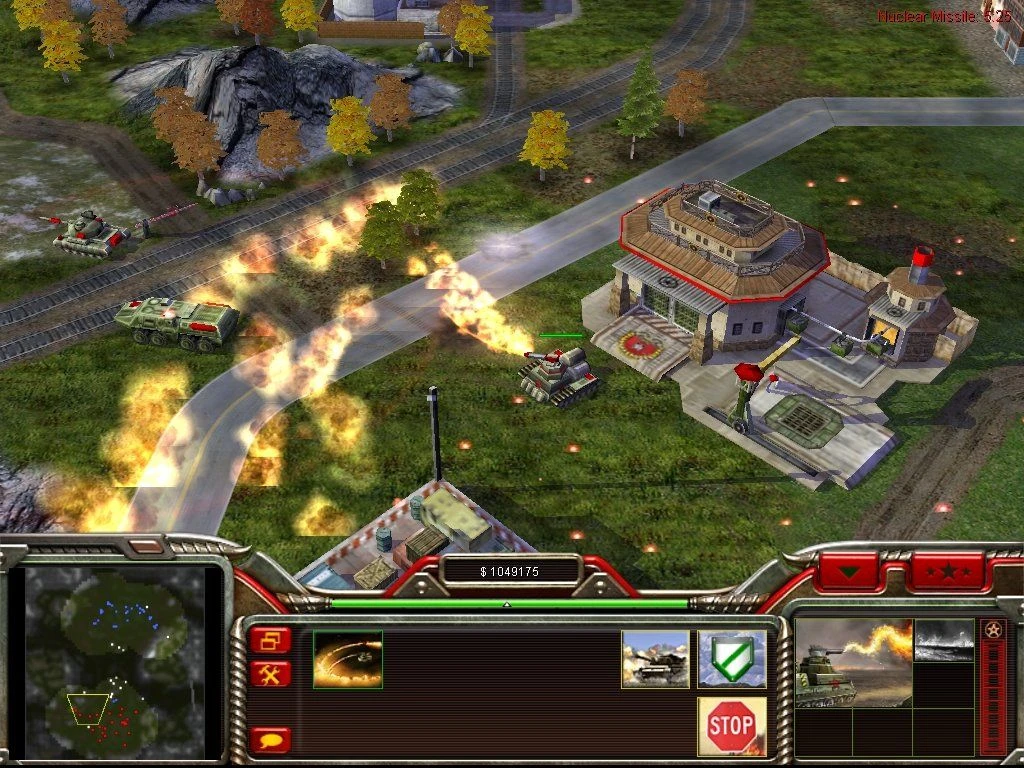 Screenshot from the game Command & Conquer: Generals (2003)
