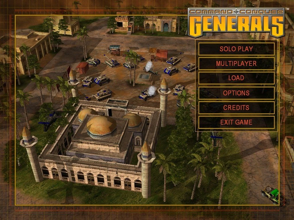Screenshot from the game Command & Conquer: Generals (2003)