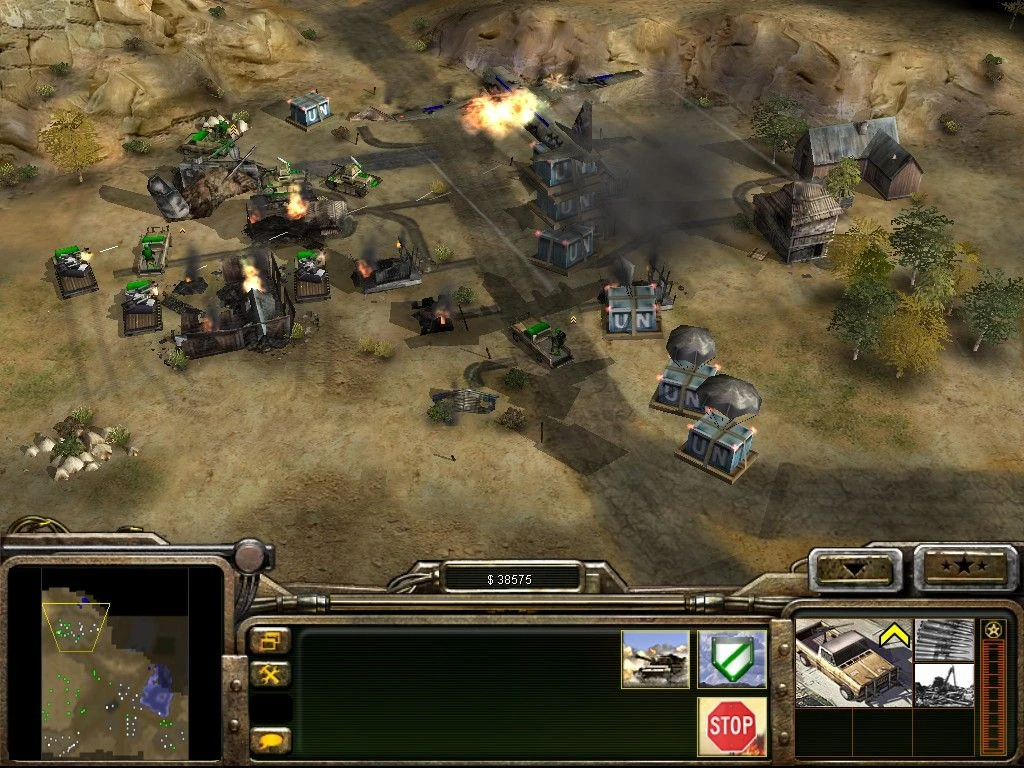 Screenshot from the game Command & Conquer: Generals (2003)
