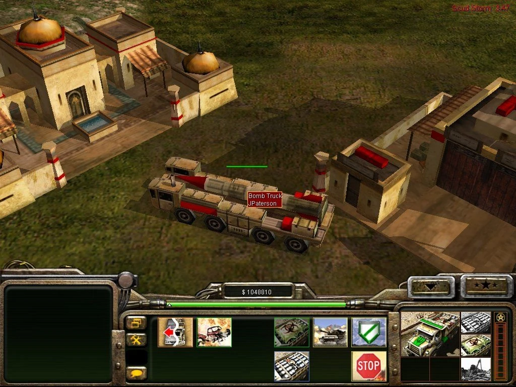 Screenshot from the game Command & Conquer: Generals (2003)