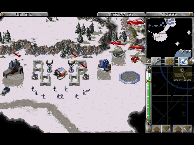 Screenshot from the game Command & Conquer: Red Alert (1996)