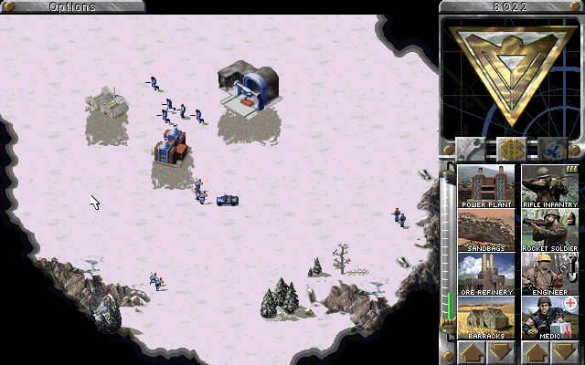 Скриншот из игры Command & Conquer: Red Alert (1996)