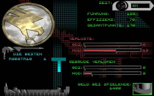 Screenshot from the game Command & Conquer: Tiberian Dawn (1995)