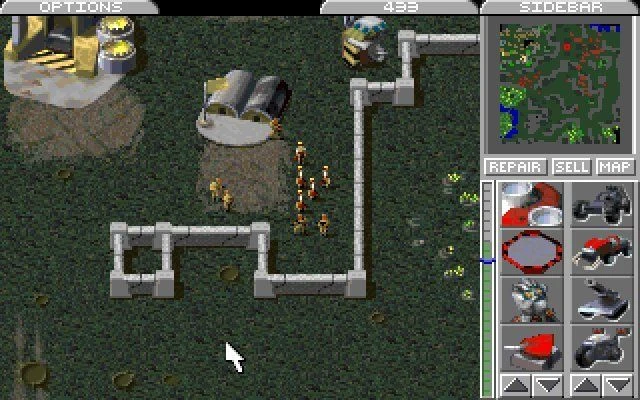Screenshot from the game Command & Conquer: Tiberian Dawn (1995)