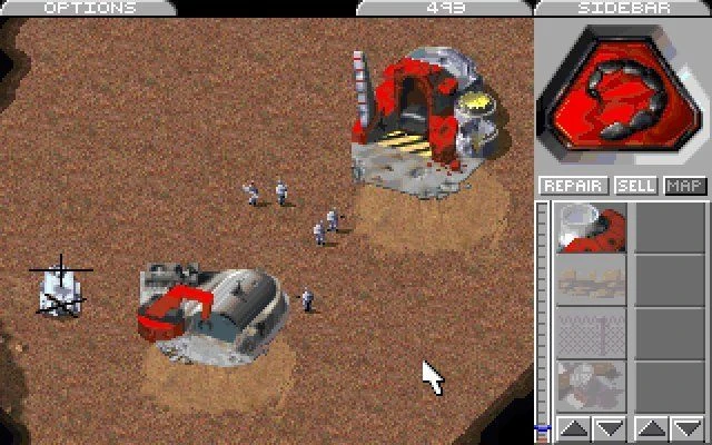 Screenshot from the game Command & Conquer: Tiberian Dawn (1995)