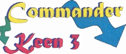 Logotipo del juego Commander Keen Episode III: Keen Must Die (1990)