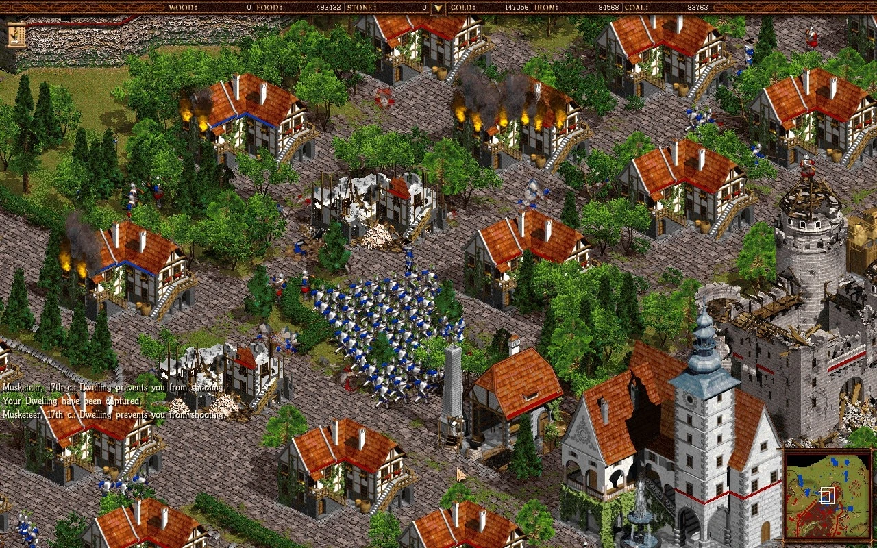 Image from the game Cossacks: Back to War (2002)