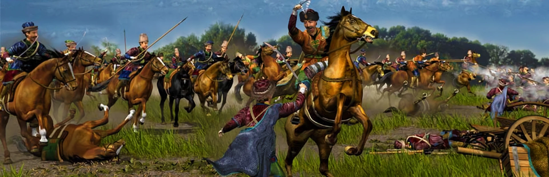 Tło z gry Cossacks: The Art of War (Kozacy: Sztuka Wojny) (2002)