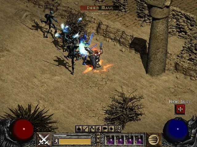 Screenshot from the game Diablo II (2000)