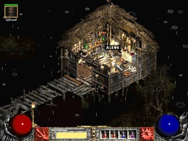 Screenshot from the game Diablo II (2000)