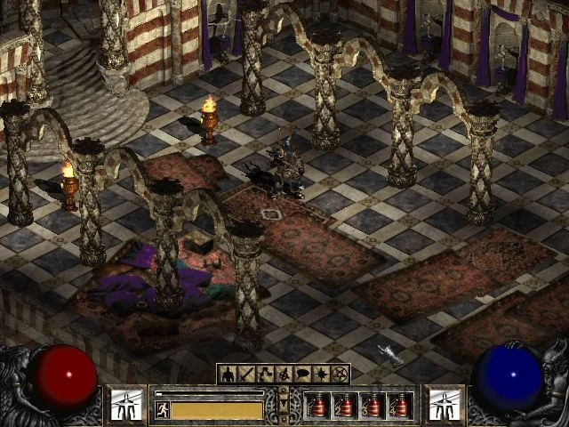 Screenshot from the game Diablo II (2000)