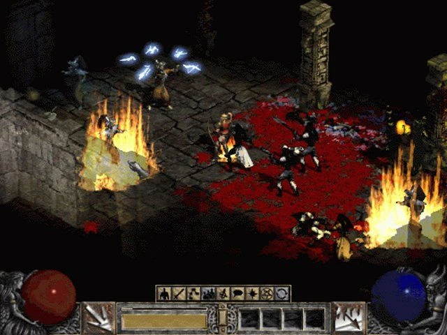 Screenshot from the game Diablo II (2000)
