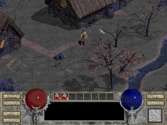 Screenshot from the game Diablo (1996)
