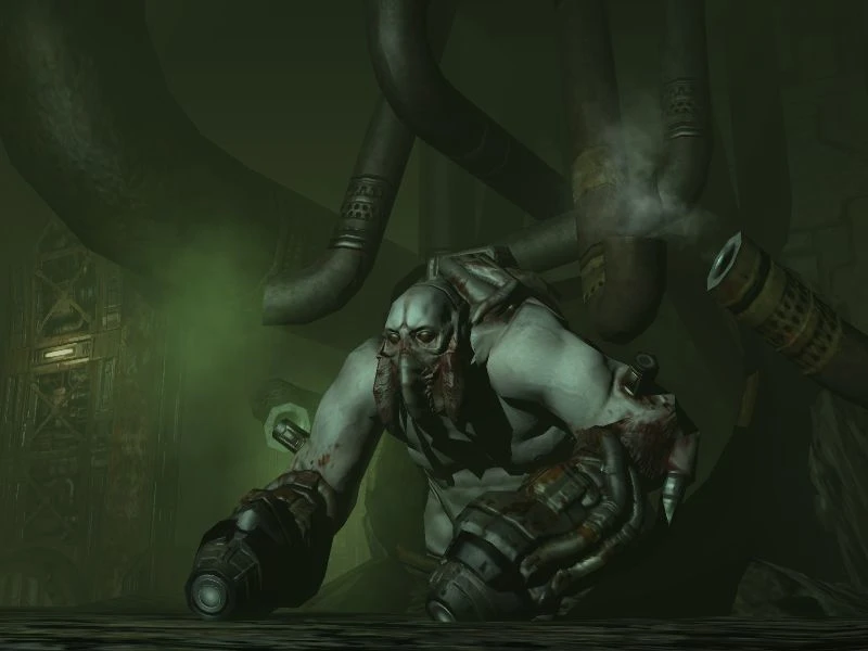 Screenshot from the game Doom 3 (2004)