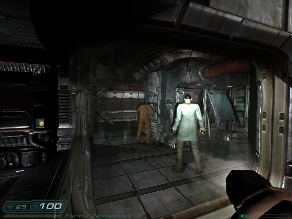 Screenshot aus dem Spiel Doom 3 (2004)
