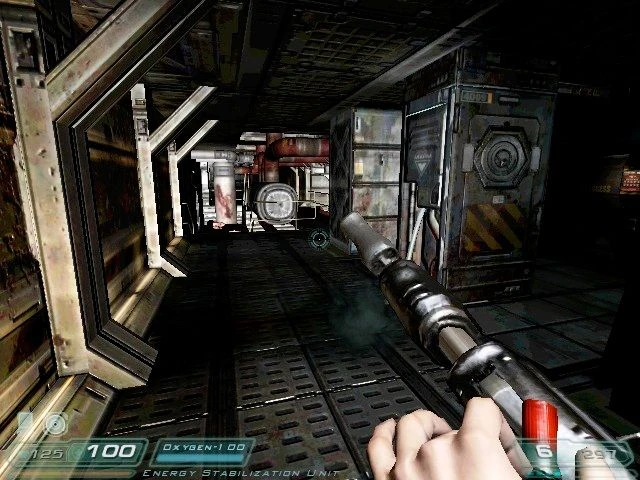 Screenshot aus dem Spiel Doom 3 (2004)
