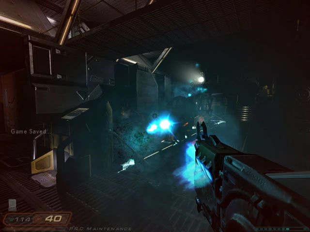Screenshot aus dem Spiel Doom 3 (2004)