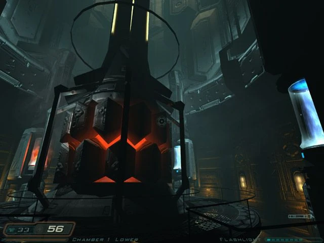 Screenshot aus dem Spiel Doom 3 (2004)