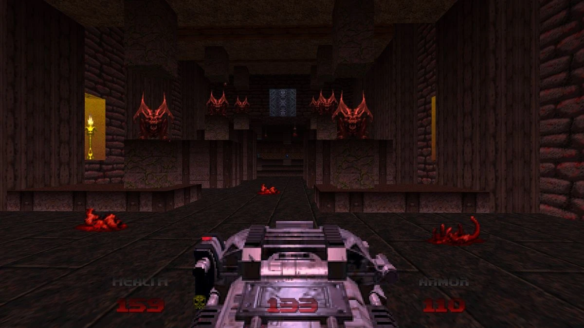 Screenshot from the game Doom 64 (1997)