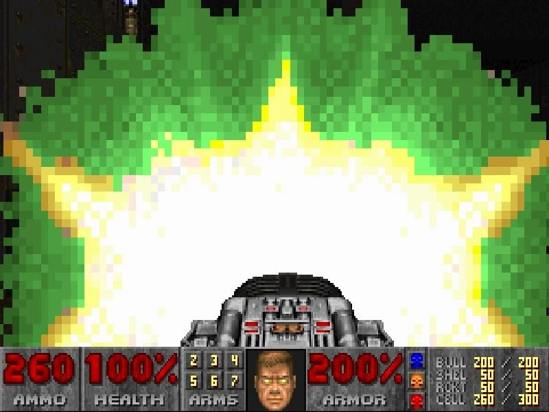 Скриншот из игры Doom II: Hell on Earth (1994)