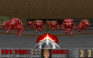 Скриншот из игры Doom II: Hell on Earth (1994)