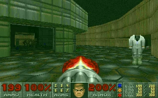 Screenshot from the game Doom (1993)