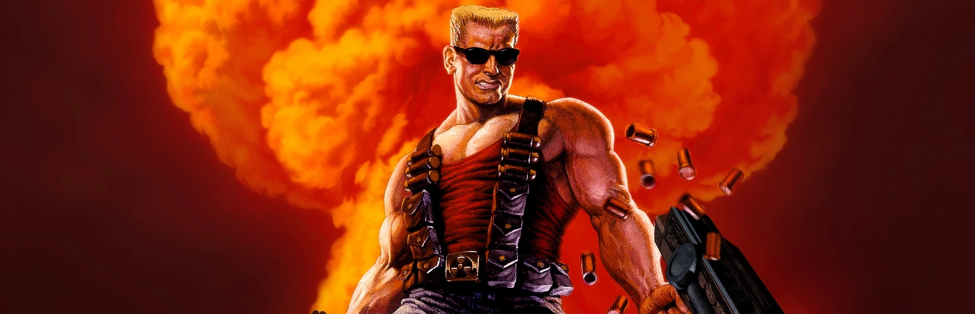 Background image from the game Duke Nukem 3D (1996)