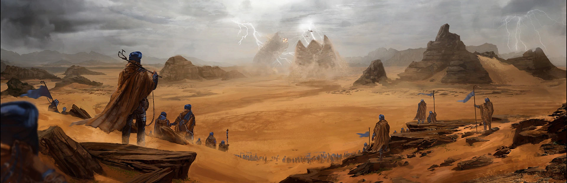 Hintergrundbild aus dem Spiel Dune 2000 (1998)