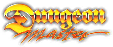 Logotipo del juego Dungeon Master (1987)