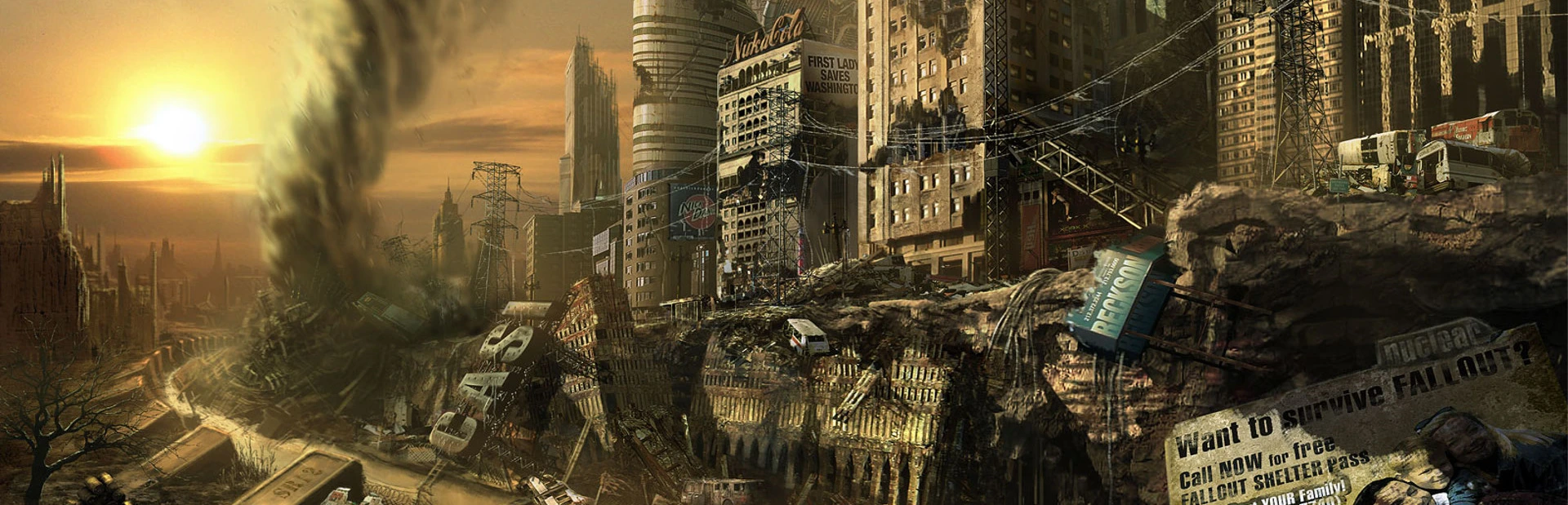 Background image from the game Fallout (1997)