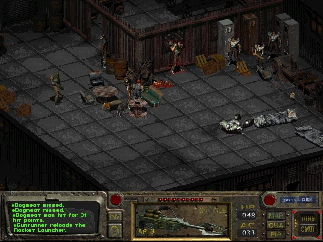 Image from the game Fallout (1997)