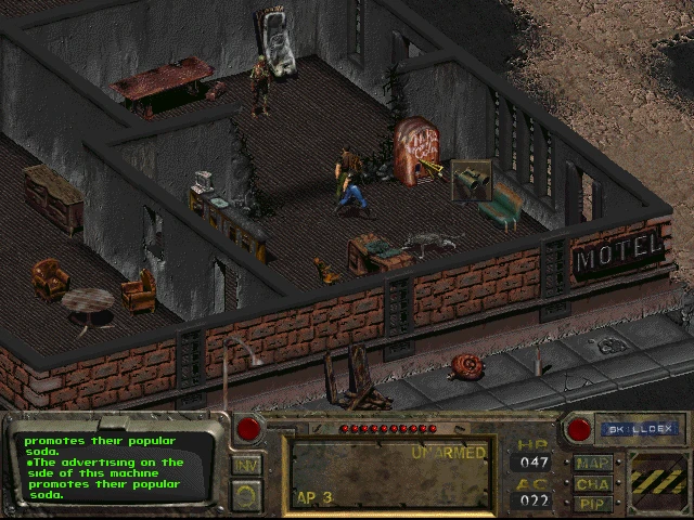 Image from the game Fallout (1997)