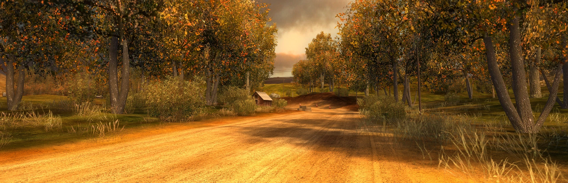 Background image from the game FlatOut 2 (2006)