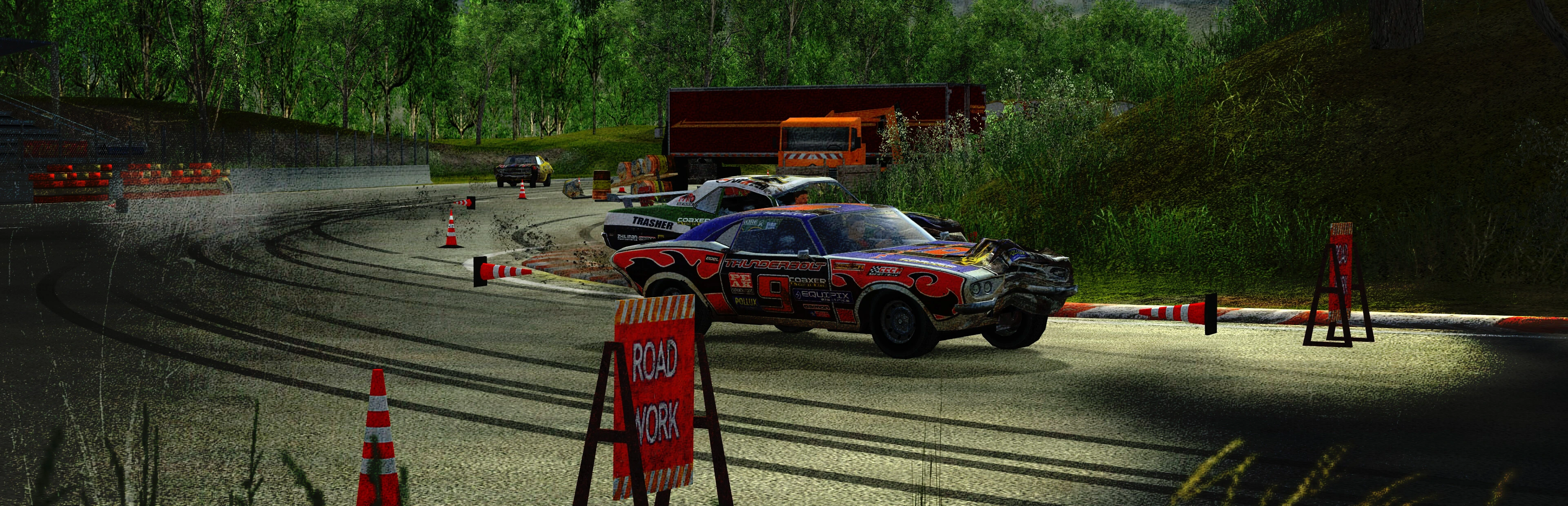 Background image from the game FlatOut (2004)