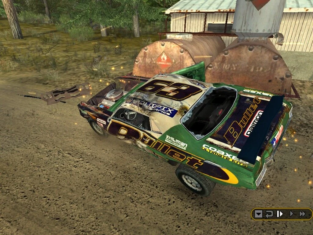 Screenshot from the game FlatOut (2004)