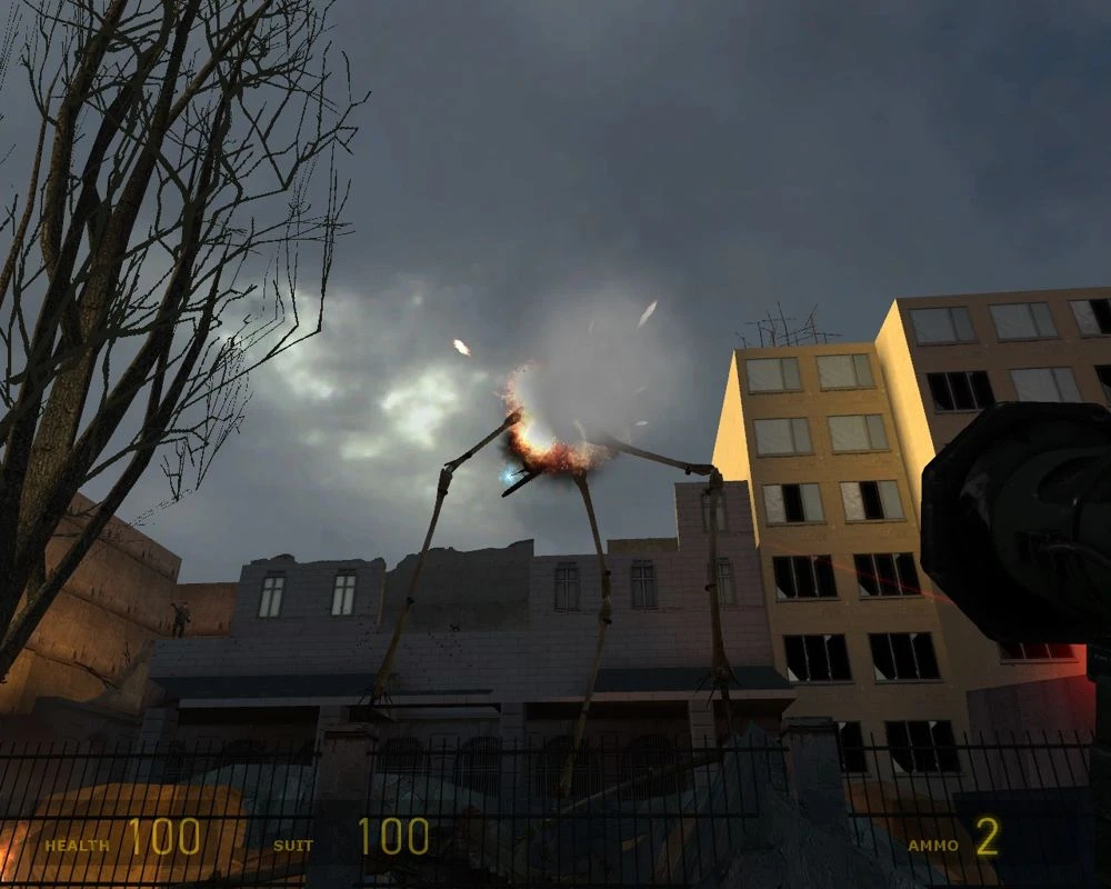 Screenshot from the game Half-Life 2 (2004)