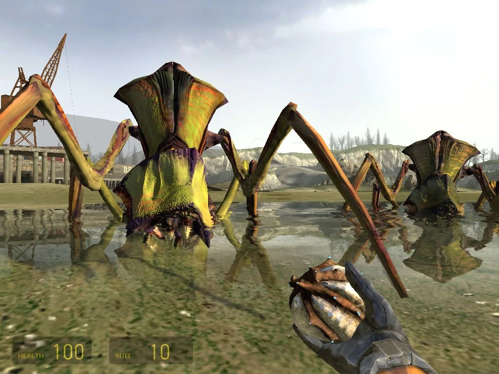 Screenshot from the game Half-Life 2 (2004)