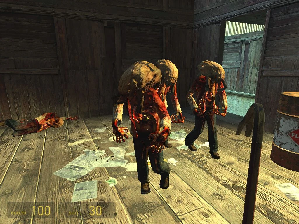 Screenshot from the game Half-Life 2 (2004)