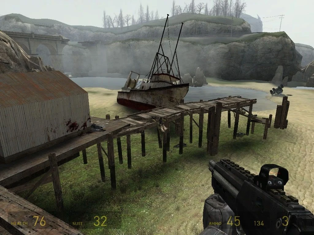 Screenshot from the game Half-Life 2 (2004)